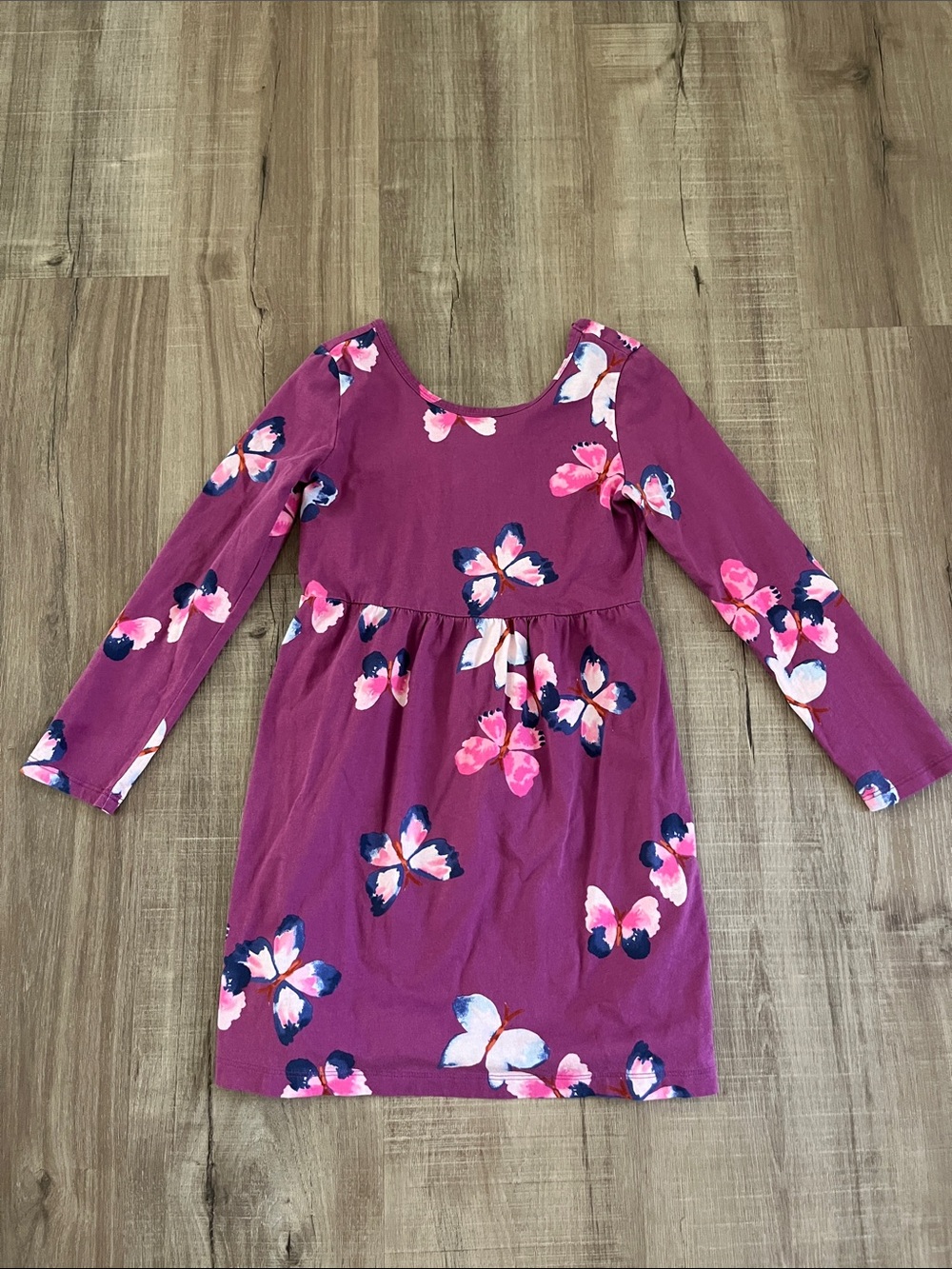 Girls butterfly dress - size 7